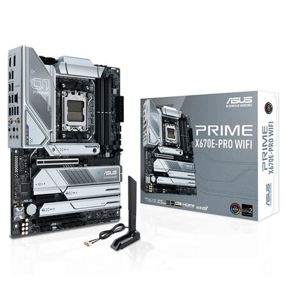 Used ASUS PRIME X670E-PRO WIFI Motherboard Support AMD Ryzen 7000 Series Desktop Processors 7700X/7900X/7950X for Socket AM5