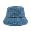 Personalized Color Unisex Fishing Caps Design Custom Furry Winter Fur Fuzzy Fisherman Cap Women Mens Bucket Hat