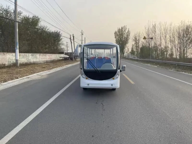 17 Seat Convertible New Energy Electric Four-Wheeled Theme Park Sightseeing Classic Bus Car Probox With Door