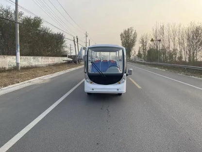 17 Seat Convertible New Energy Electric Four-Wheeled Theme Park Sightseeing Classic Bus Car Probox With Door