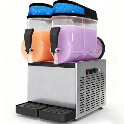 Slush Machine Commercial Energy Saving Automatic Stainless Steel Portable 24L 12kg/min 1100W Factory Direct Sales Wholesale