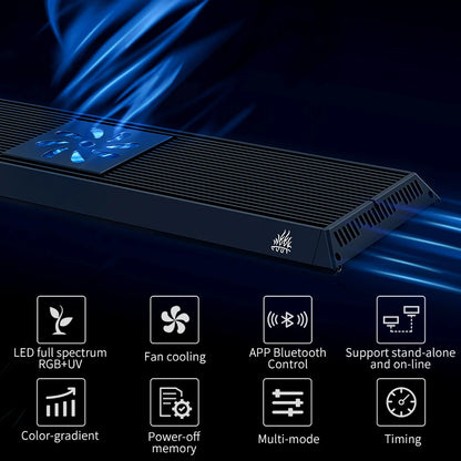 New Arrival P Series APP Control Sunset Sunrise Led Aquarium Light for Freshwater Aquatic Aquarium Aquascape tank Led Lights
