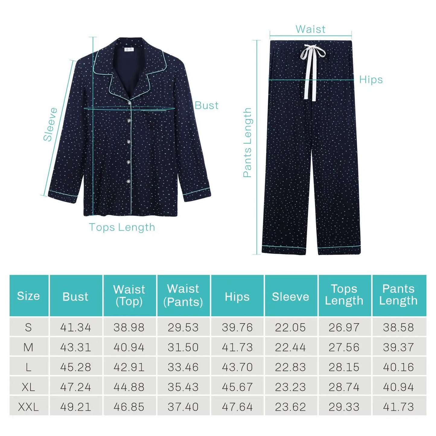 Joyaria Pajama Sets Women Long Sleeve Sleepwear Button Down Pj Pants Set Soft Bamboo Female Night Suit PJS Women Pyjamas Femmes