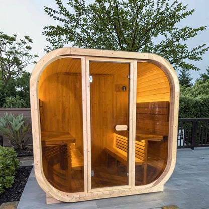 The Signature Spruce Sauna | Breathtaking Views & Intelligent Climate for Ultimate Relaxation