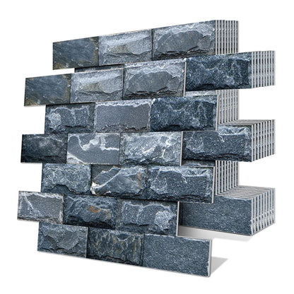 10 Pcs 13.5 X 11.5 Inch Self Adhesive Tile Stickers Waterproof PVC+PE Backsplash Tile Peel and Stick Wall Tiles for Kitchen