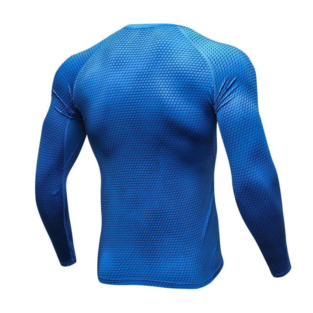 Men's Thermal Underwear Set MMA Tactics Leggings Solid Color Costume Compress Fitness Long Johns Men Winter Brands  Men