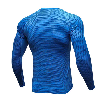 Men's Thermal Underwear Set MMA Tactics Leggings Solid Color Costume Compress Fitness Long Johns Men Winter Brands  Men