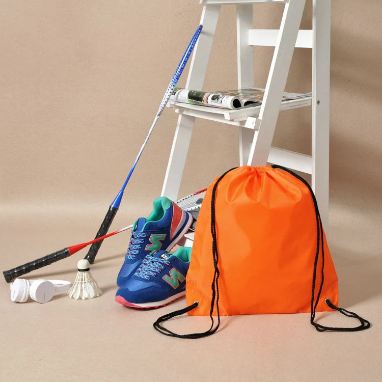 Personalized Logotote Sport Storage Polyester Drawstring Backpack Bag for Kids