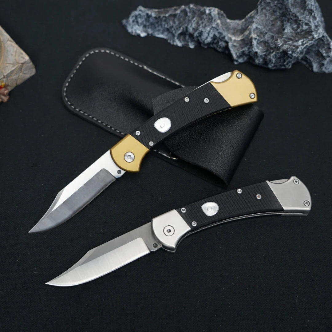 Stainless Steel Wood Outdoor Mini Folding Knife DIY OEM Multi-function Portable Pocket Camping Self-defense Fruit