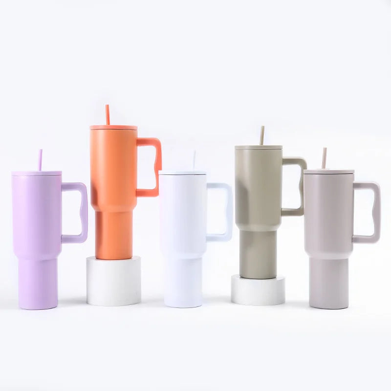 Us in Stock 40 OZ Cold Retention Outdoor Use 40 OZ Insulated Tumblers With Handle for Home Office Outdoor Daily Use