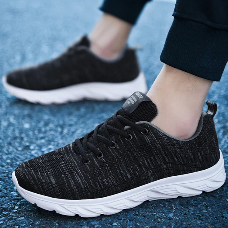 Y Men's 46 Big Size Lightweight Breathable Running Waking Style Sport Mesh Soft Sole Casual Sneakers Shoes for Men