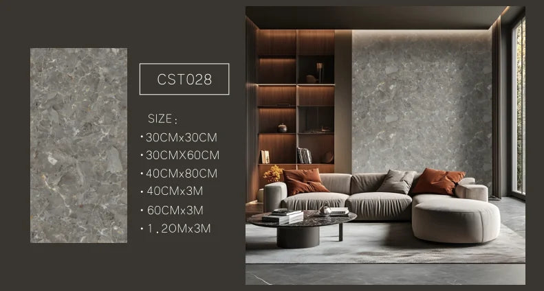 Modern Geometric Waterproof 3D Foam PVC Wall Sticker Roll Self Adhesive Peel Stick Wall Panels for Interior Home Decoration