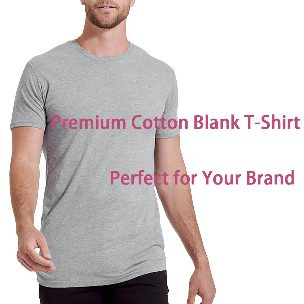 USA Stock High Quality 160g 100% Cotton Factory Price Manufacturer Custom Logo Printing T-Shirt Plain Unisex Women Men Tshirt