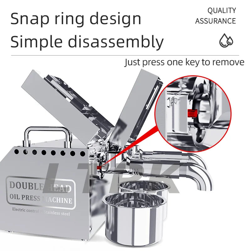 B02 Full Automatic Mini Small Household Home Use Oil Extraction Making Edible Olive Oil Press Machine