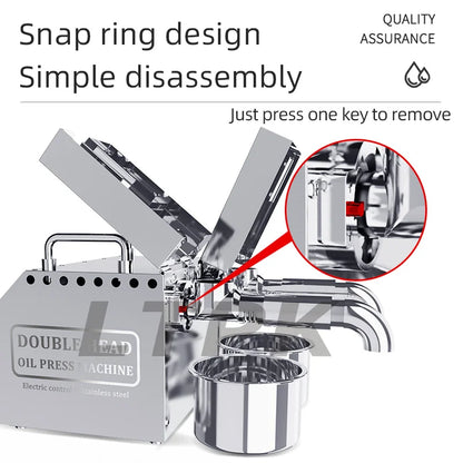 B02 Full Automatic Mini Small Household Home Use Oil Extraction Making Edible Olive Oil Press Machine