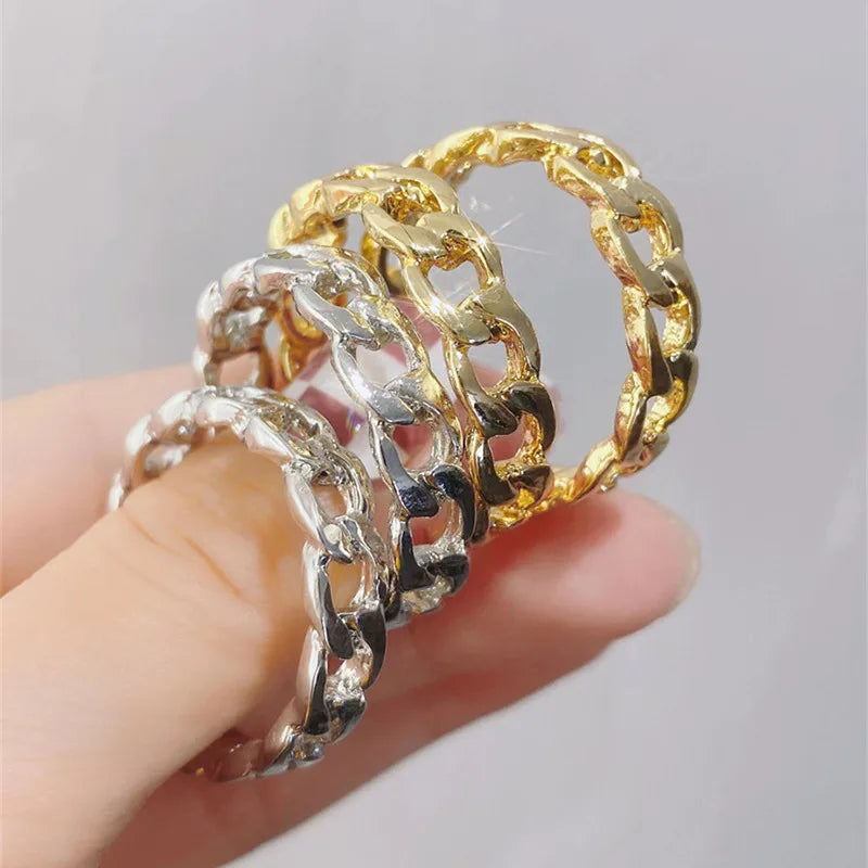 Champagne White Alloy Cocktail Ring Gold Plated Trendy Unisex Fashion Ring Party Daily Wear