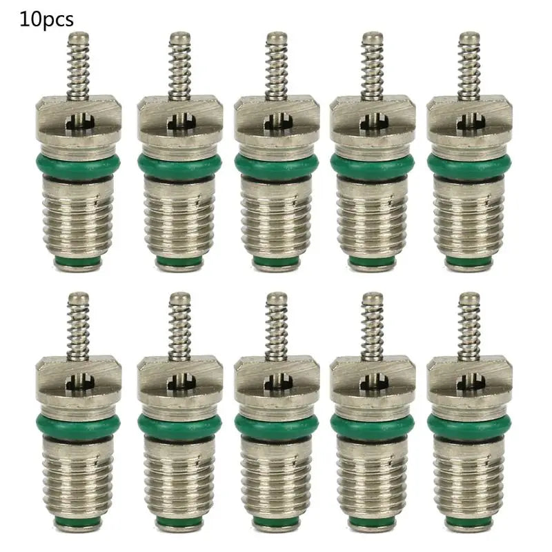 10Pcs AC R134A Valve Core Automotive Car Air Conditioning Cores Needles Repair C6UB