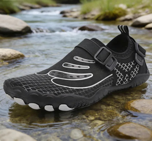 2027 NEW KJ Fly Knit Breathable Outdoor Beach Pool Walking Sports Trail Wading Water Shoes Non Slip Barefoot Running Shoes