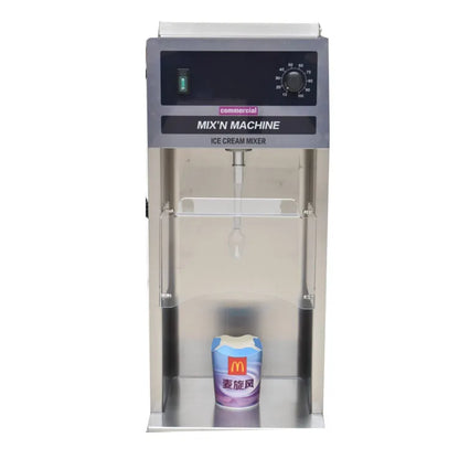 New Hot Sale Flurry Ice Cream Machine Mixer Milkshake Blender Yogurt/Fruit/Milk/Nuts Compatibility 304 Stainless Steel Low Noise