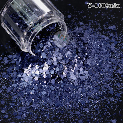Factory Matt Macaron Colors Nail Sequins Solvent Resistant Non-Toxic Chunky Glitter Bulk Tumbler Snow Globe Epoxy Resin Festival