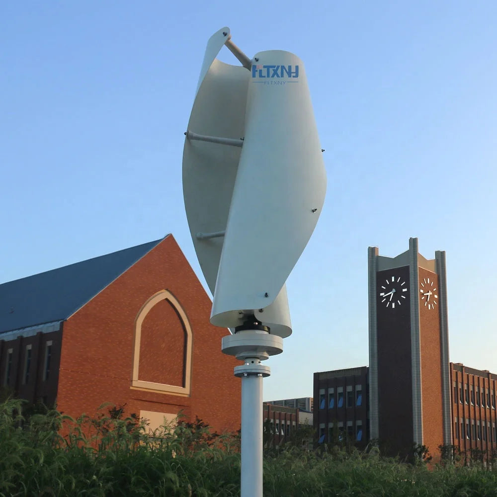 Hot Sale Roof Mount Residential 2000w12/24/ 48v 96v Vertical Axis Efficient Wind Turbine Generator for Home Use 1000w 3kw