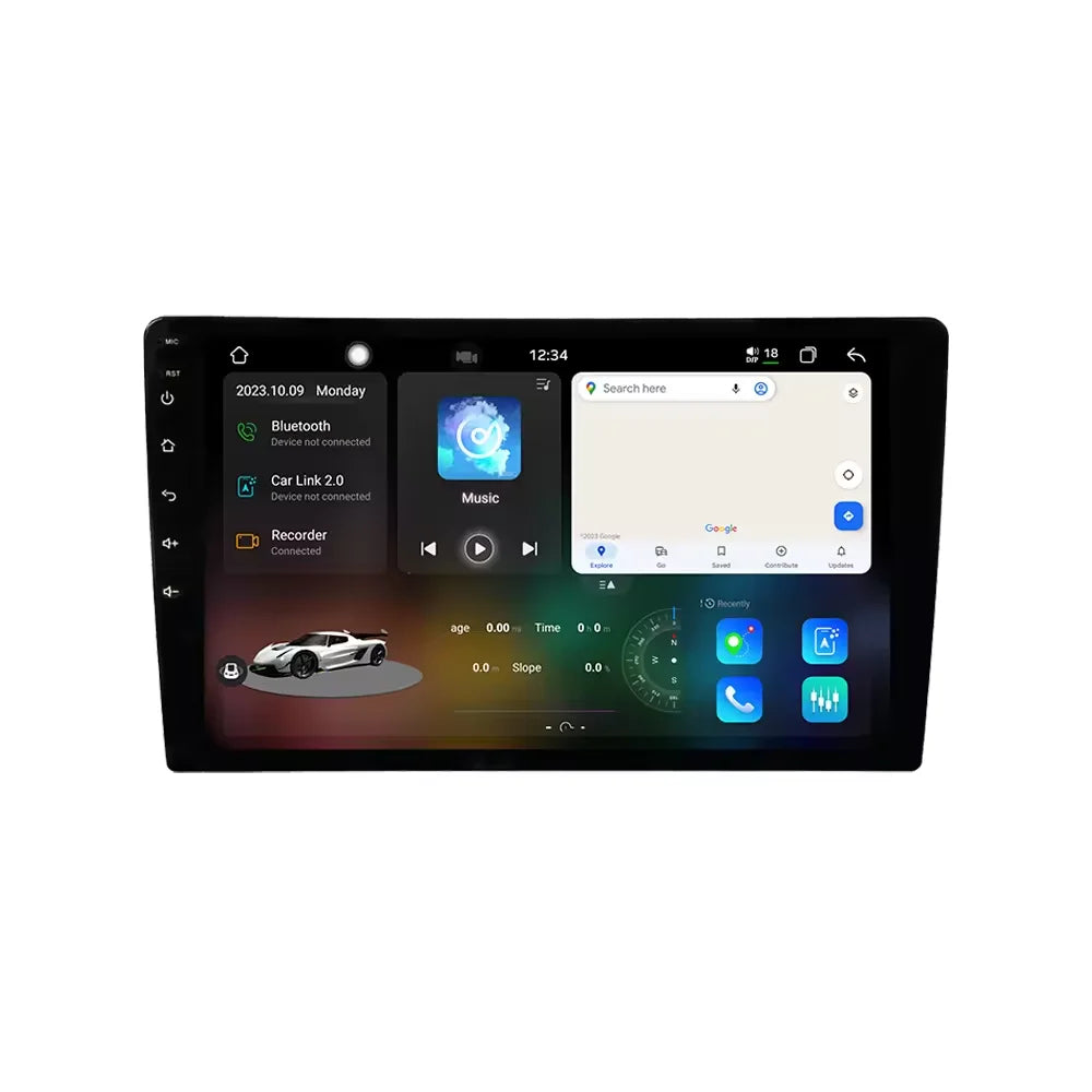 7870 Universal 2K Touch Screen Android 13 Car Split-screen GPS/AM/FM/Bluetooth Navigation Radio Multimedia Video Car DVD Player