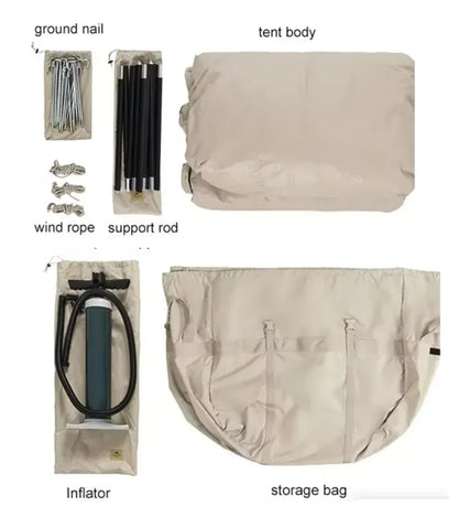 Cotton  Air Tent for Outdoor Camping Inflatable Camping Tent