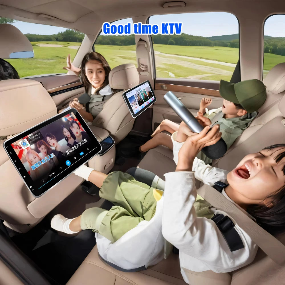 10.1 Inch Android System Car for DVD Headrest Monitor Stereo Rear Seat Entertainment Mirror Link FM Transmitter USB Placement