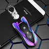 Zinc Alloy Leather Car Smart Key Case Bag High Quality Fit for Ford 2017/2018/2019/2020 F150/Explorer/MustangF55 Key Shell