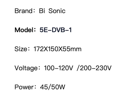 JEEK 5E-DVB-1 100-240v 50W 172X150X55mm Full Metal Industrial Ventilation Exhaust Fan with Ball Bearing OEM Supported