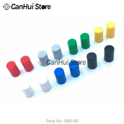 70Pcs Tactile Push Button Switch Cap 10mm Applies to 5.8*5.8 7*7 8*8 8.5*8.5 Self-locking Switch Button Cap A04 Switch caps