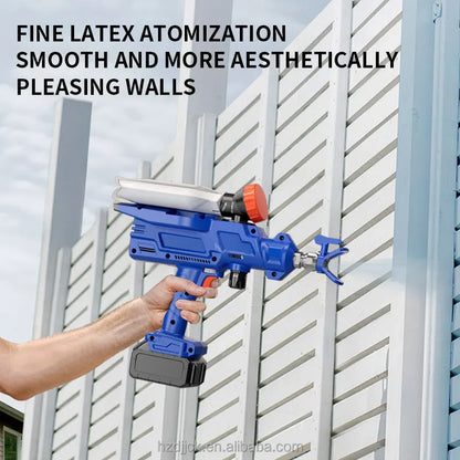 Hanxuan Model 680 Lithium Battery High Voltage Airless Spray Gun DIY 21V Paint Coating Latex Sprayer Handheld Brushless Motor