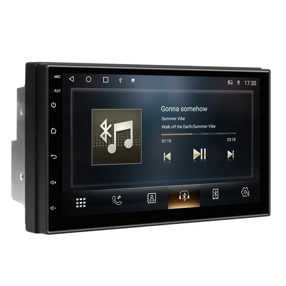 Krando Android 13.0  Universal 7 Inch TS18 Car Radio Screen Wireless Carplay Navigation GPS Wifi Multimedia Androiod Auto Stereo