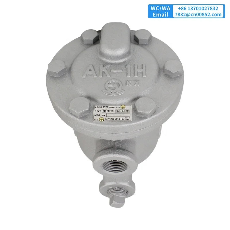Japan Original Venn AK-1H DN15 DN20 DN25 Steam Trap for Steam Pipe by PDG ibma