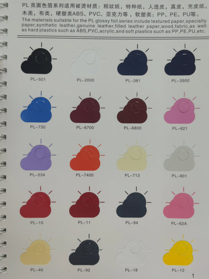 Hot Stamping Foil Transfer Printing Heat Transfer for Handbag Textile Leather t Shirt