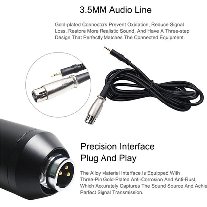 Professional Multifunction Condenser Microphone V8S Sound Card Audio Recording  BM800 Cantilever Bracket Set