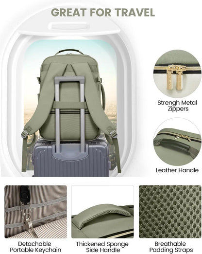 Cross-Border Color-Block Multi-Piece Set Oxford Waterproof Backpack Large Capacity for Business Trip Carry-On Luggage Laptop