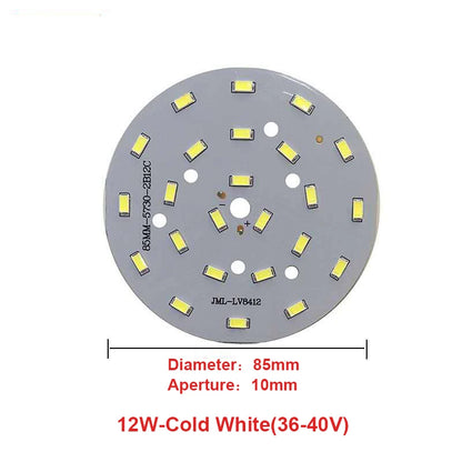 High Brightness LED 5730SMD Lamp Bead Light Board Bulb Round Transformation Light Source 3-18W 32-100MM Tile Wick Modified bulb