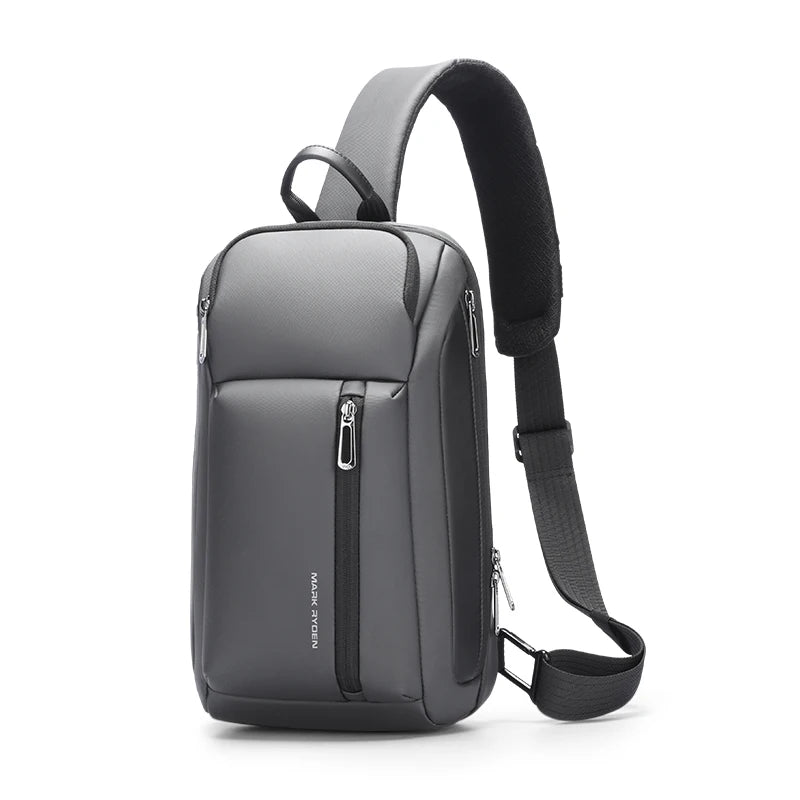 Mark Ryden Hot Multifunctional Chest Bag Men's Crossbody Bag Large Capacity Running Cycling Small Backpacks L_MR7808-B