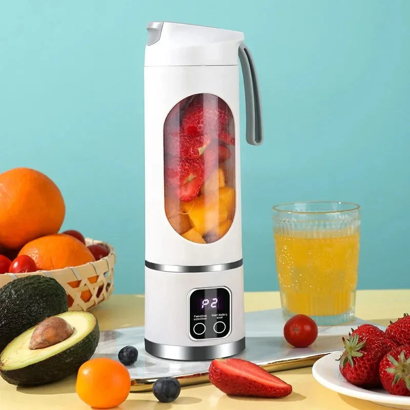 New Charging Portable Fruit Juicer Household Crushed Ice Juicing Cup USB Rechargeable Outdoor Companion for Shakes and Smoothies