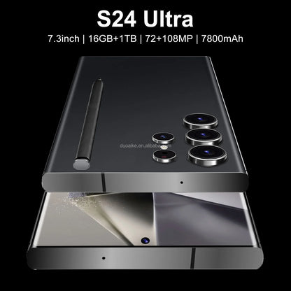 2024 NEW Brand Original S24 Ultra 5g Telephone 6.8 Inch 12Gb+512GB Android Smartphone Android 13 64MP 5000Amh 4G Mobile Phones