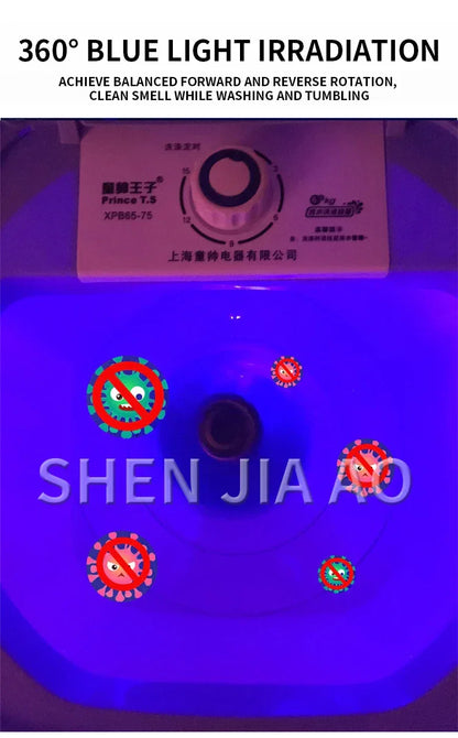 Shoe Washing Machine Household Portable Removable Shoe Washing Machine Socks Washing Machine Integrated Blue Light Antibacterial