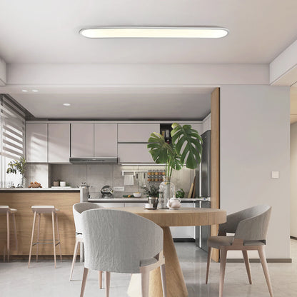 51W LED Flush Mount Ceiling Light, Dimmable Modern Linear Lamp, Low Profile High Brightness Fixture for Kitchen, Shop