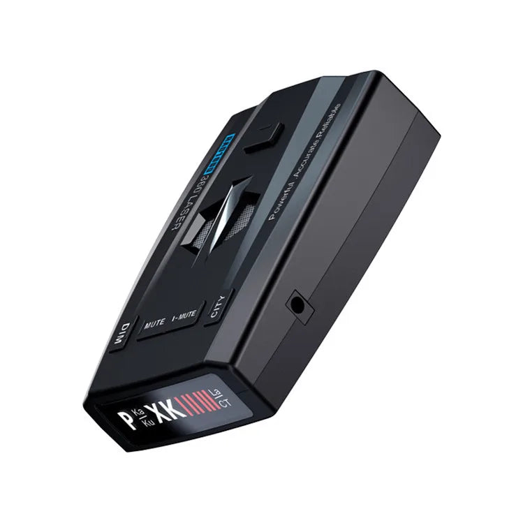 New-Tech 360 Degree Full-Band Car GPS Radar Detector Black Auto Detector with Voice Alert Speed Control Single Lens