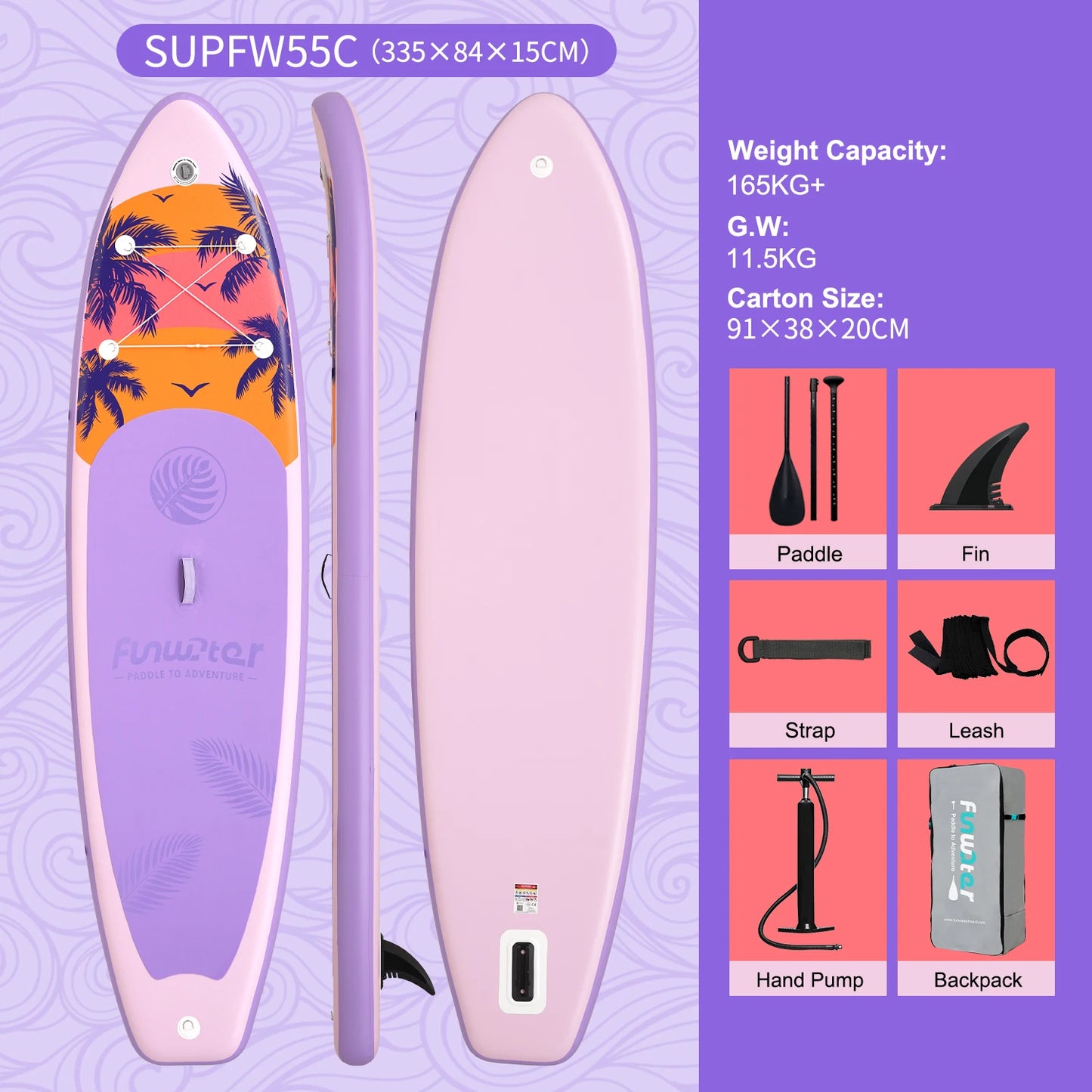 BR Free Shipping Dropshipping Factory Supply Surfboard sup Board Paddle sup Tabla De Surf Inflatable Paddle Board Paddle Surf