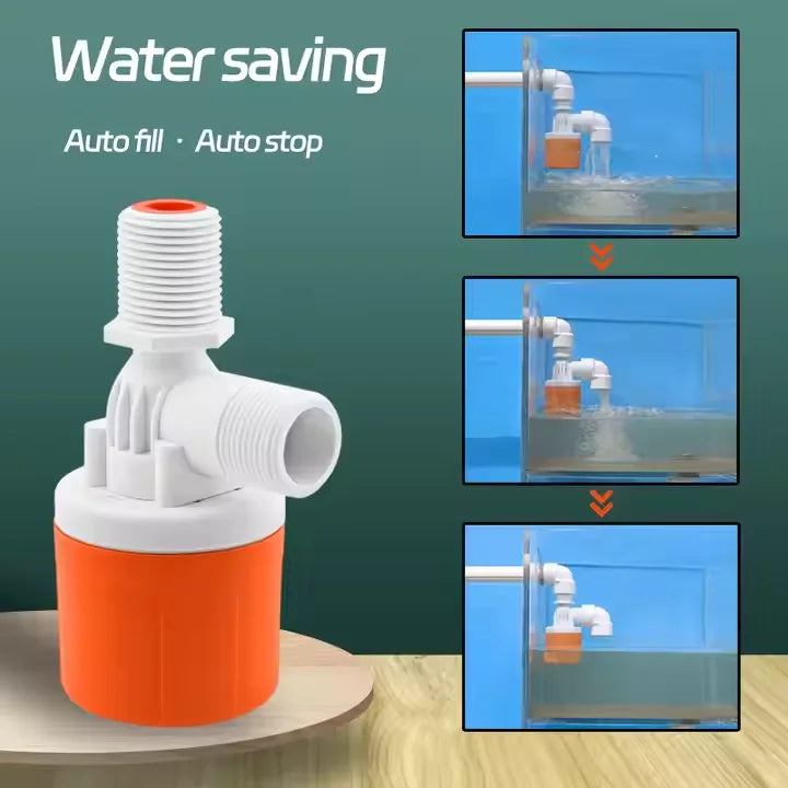 Factory Supply 1/2" 3/4" 1" Float Valve for Water Tank Auto Stop Water Cooler Float Valve Plastic Float Ball Valve by PDG ibma