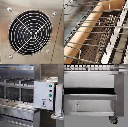 Commercial Charcoal Rotisserie|best Quality Barbecue Machine| Brazilian Grill Machine Price
