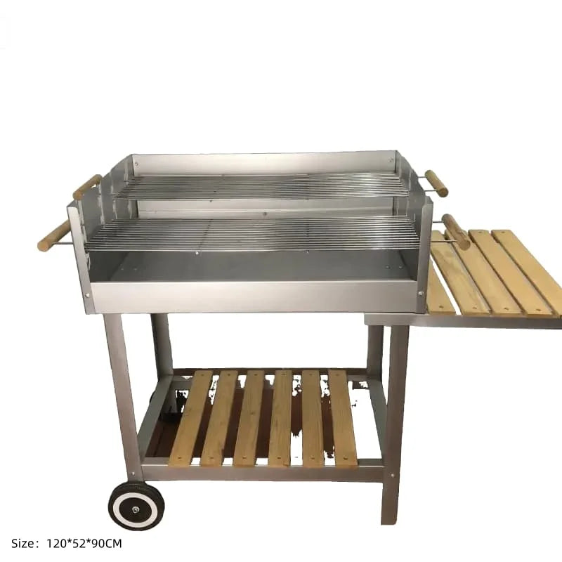 Bbq Pod Charcoal Commercial Bbq Smoker Buiten Keuken Stainless Steel Bbq Grill Donut Boat Portable Charcoal Bbq Grill Boat Set