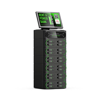 Integrated 24 Slot Fast Charger Vending Machine Share Power Bank Power Station Dropship Cell Phone Chargers Convenient Charging