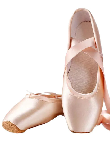 EU in Stock Wholesale Women's Professional Satin Soft Ballet Shoes Ballet Practice Shoes